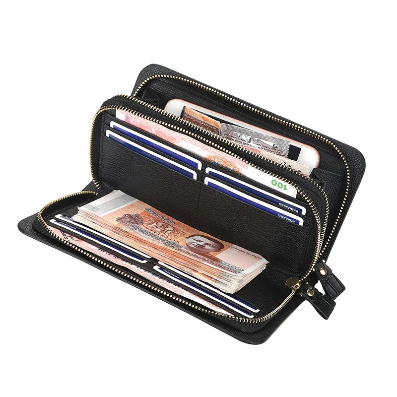 The All-in-One Organizer: The PU Leather Women's Long Wallet