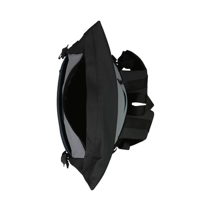 UrbanFlex Roll Top Laptop Backpack – Waterproof PU Leather Work, Travel & School Bag (Fits 15.6” Laptop)