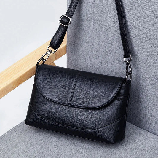 Sophisticated Style on the Go: The Genuine Leather Crossbody Bag