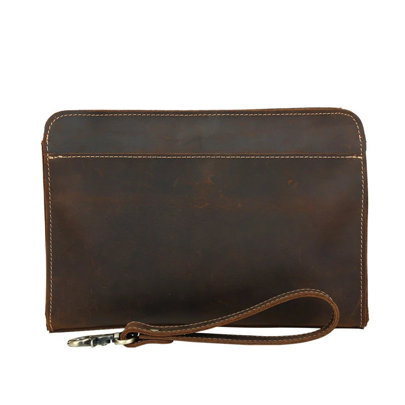 SMITH - Genuine Leather Clutch Bag: A Stylish Essential for the Modern Man