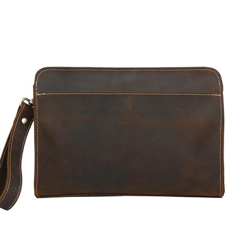 SMITH - Genuine Leather Clutch Bag: A Stylish Essential for the Modern Man