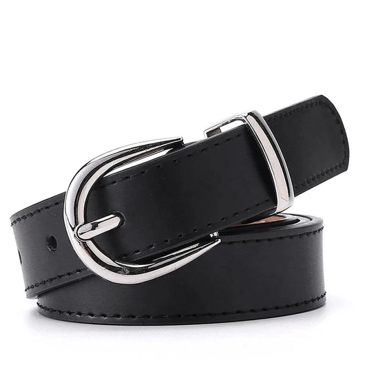 Elevate Your Look: The Women's PU Leather Dress Belt