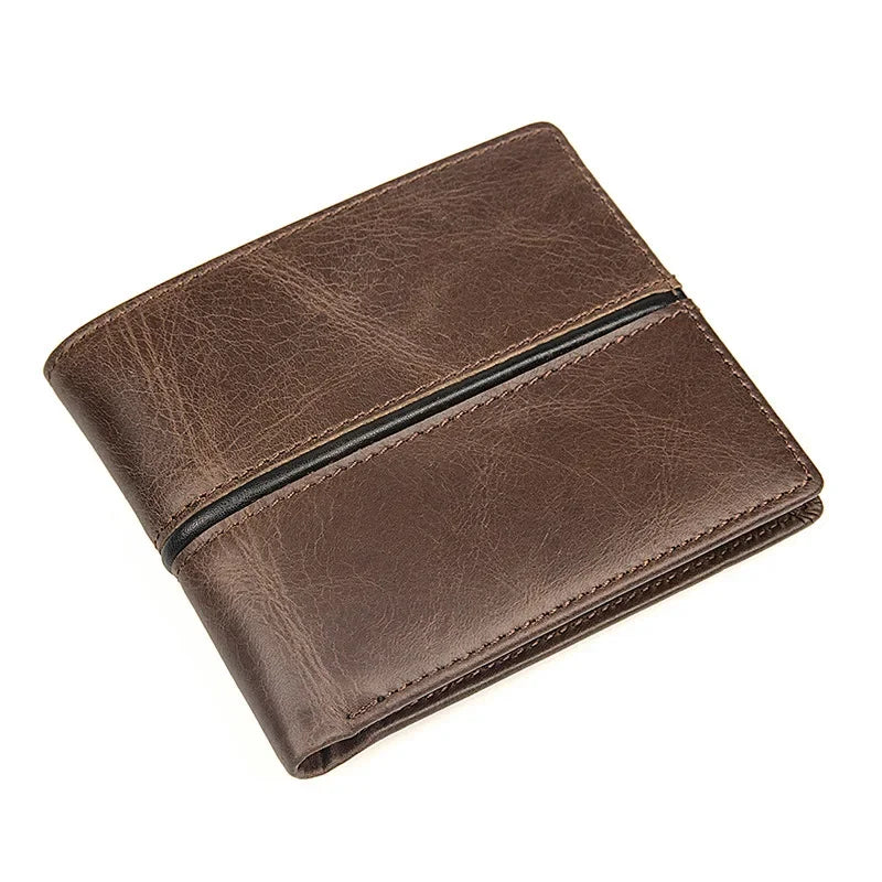 Modern Design, Classic Material: The A24 Men's Short Leather Wallet