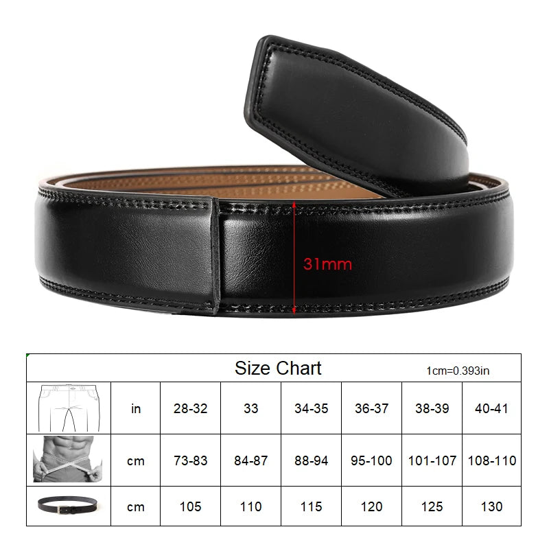 Elevate Your Look with Leather Dress Belt for Men