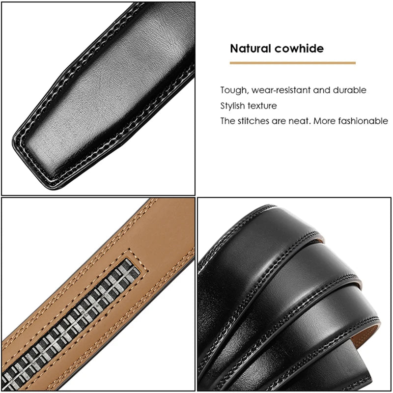 Elevate Your Look with Leather Dress Belt for Men