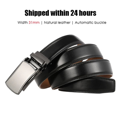 Elevate Your Look with Leather Dress Belt for Men