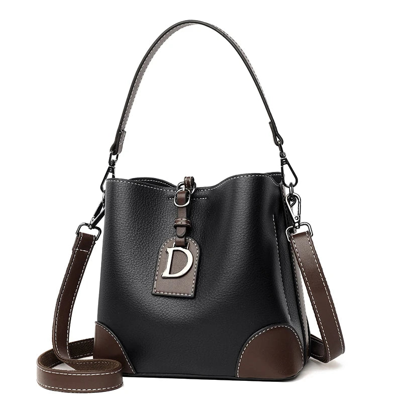 The Timeless Trend: The Simple Leather Bucket Crossbody Bag