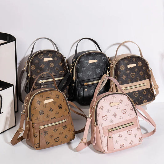 Rock Your Style with the Mini Diamond Lattice Backpack!