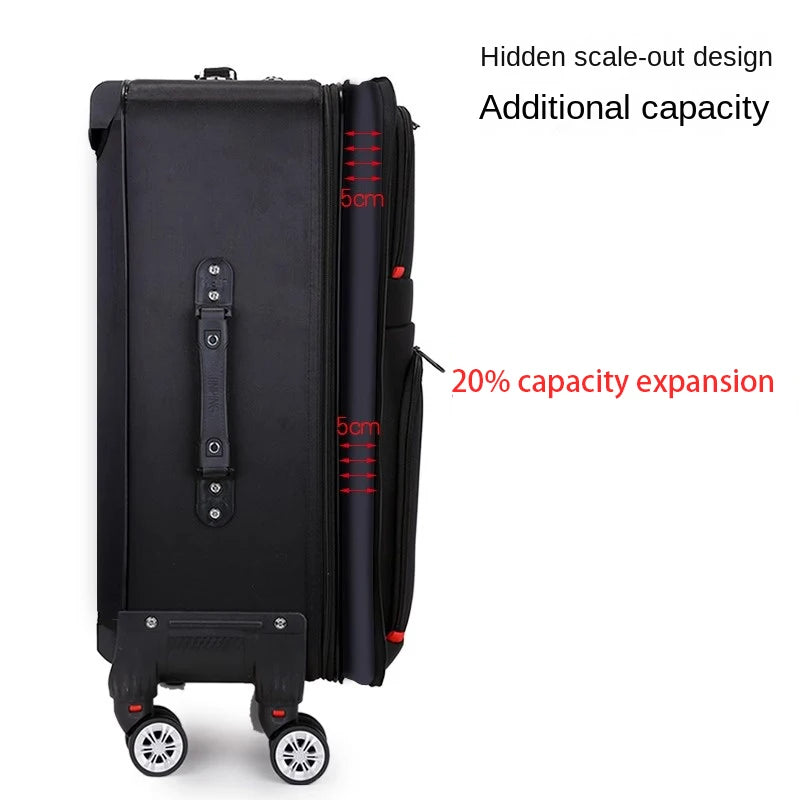 Spacious Travel Companion: The 30" Waterproof Hard Shell Trolley Case