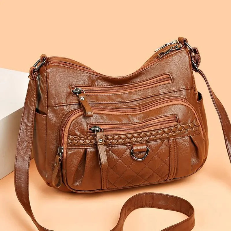 Conquer Your Day with the Multi-Pocket Crossbody