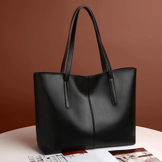 The Everyday Essential: The PU Leather Tote Bag for Women