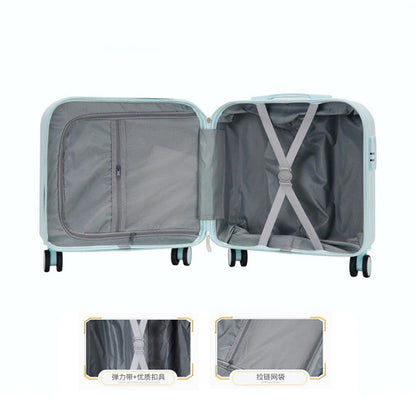 The 18/20 Inch Multifunctional Travel Trolley Suitcase with Cup Holder